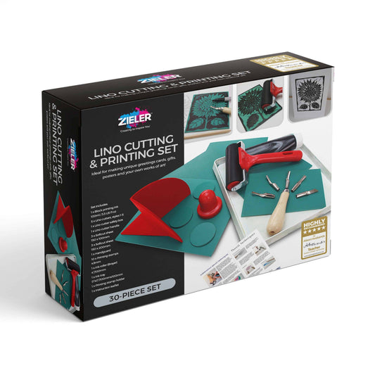 The Complete Lino Cutting & Printing Kit (30 pcs set)