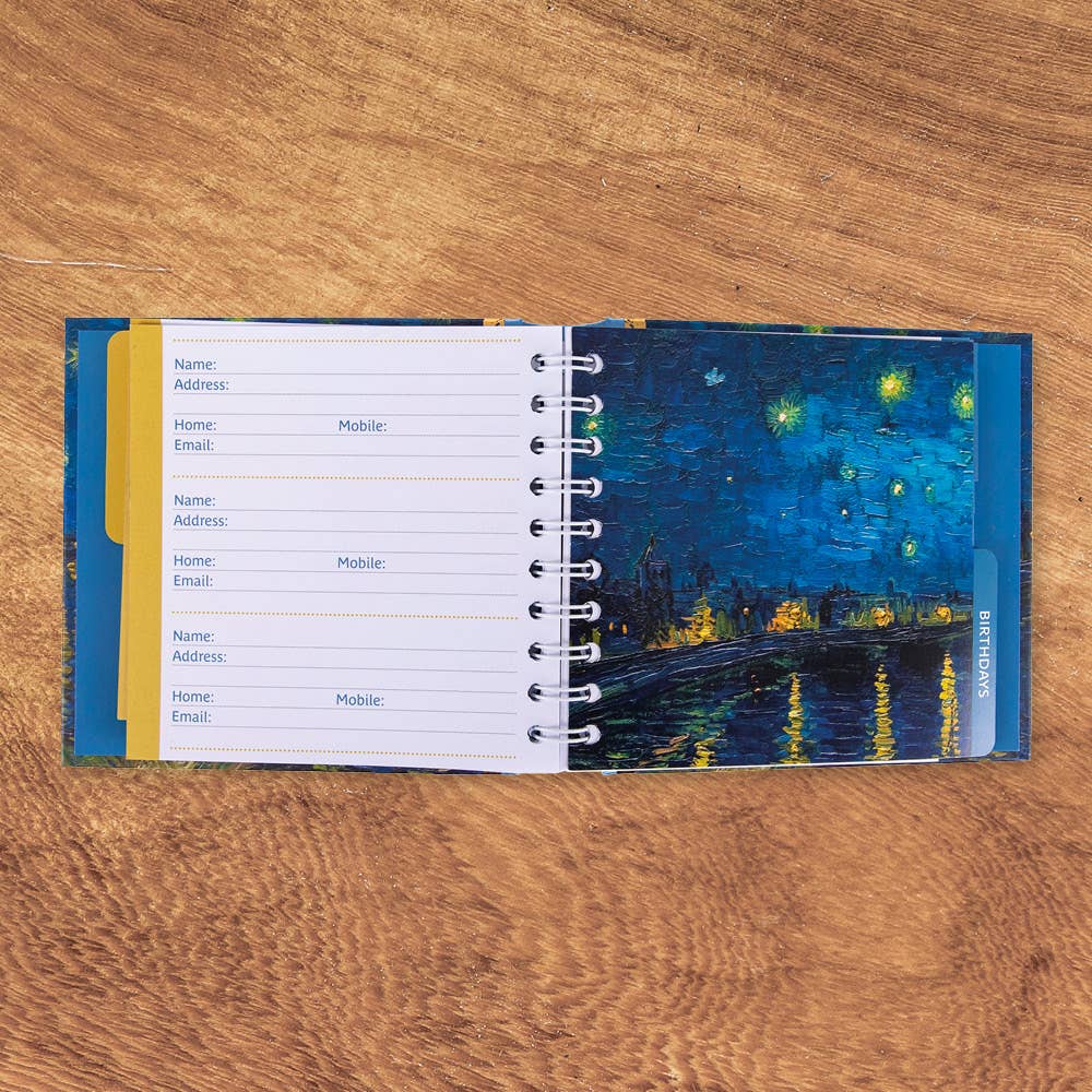 Address & Birthday Book - Van Gogh - Starry Night