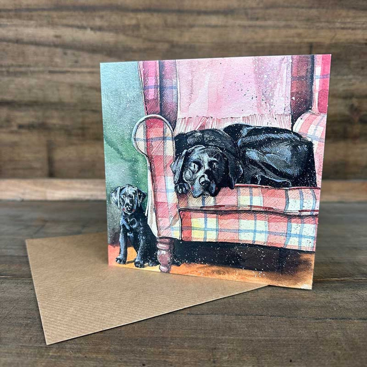 Labradors Birthday Card