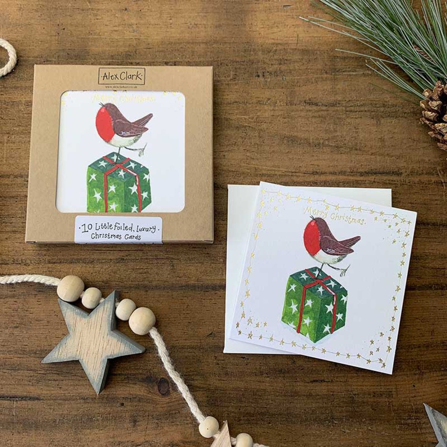 Robin Little Boxed Foiled Cards