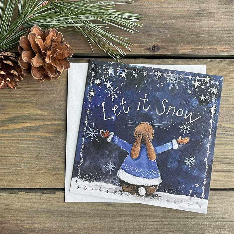 Let It Snow Christmas Card
