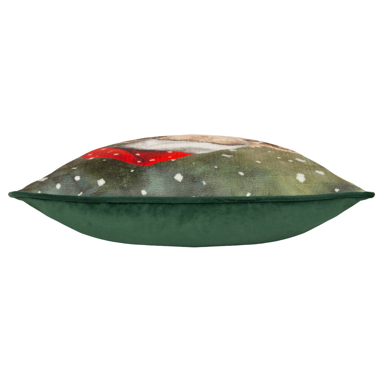 Christmas Sheep Cushion Forest Green