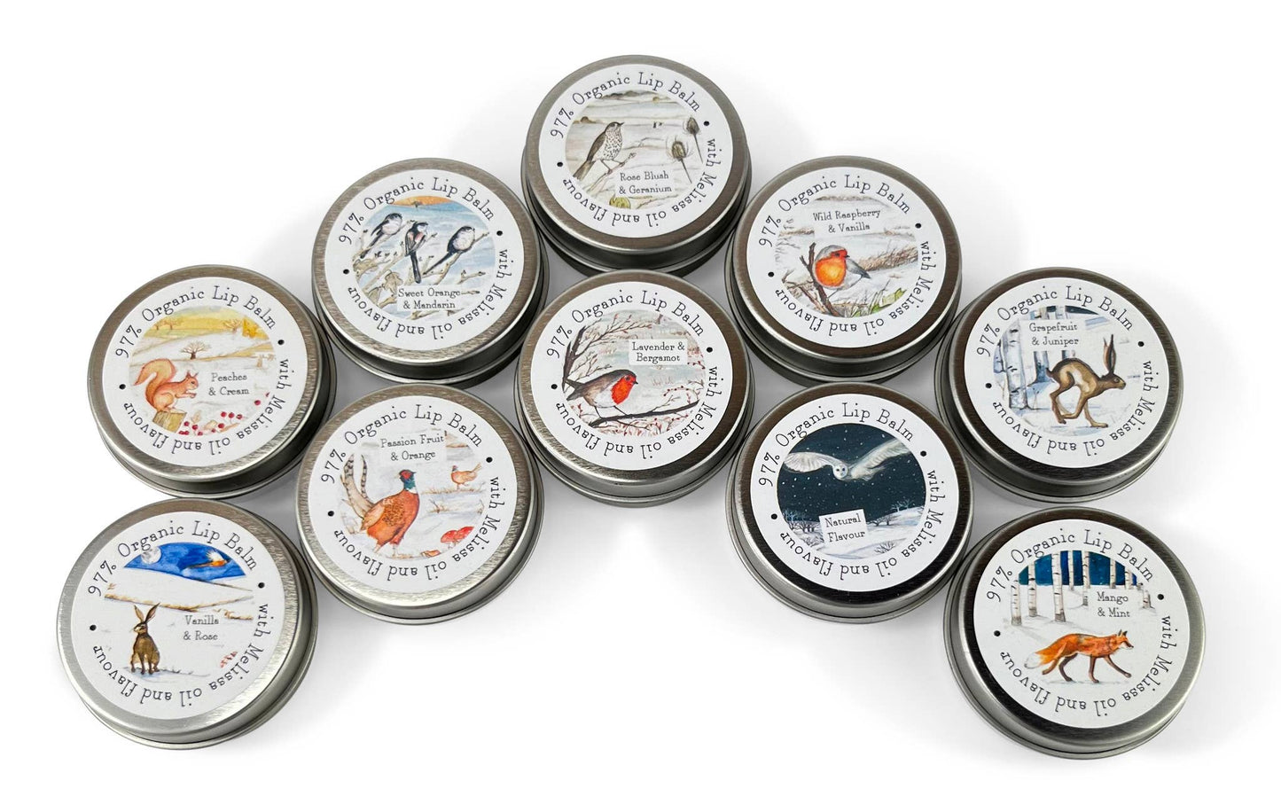 Autumn/Winter Illustrated Lip Balm