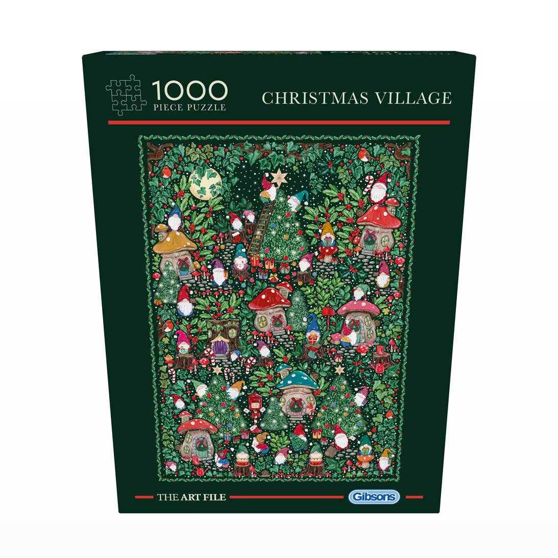 The Art File: Christmas Village 1000 Piece Jigsaw Puzzle