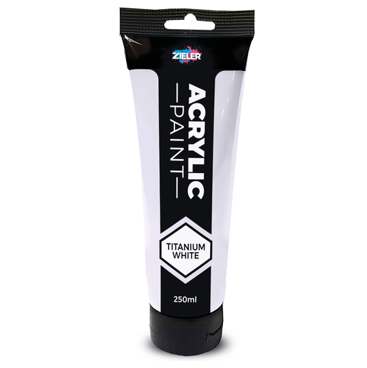 250ml White Acrylic Paint - Titanium White