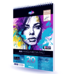 Zieler A4 Mixed Media Pad 250gsm 20 Sheets | 09299554