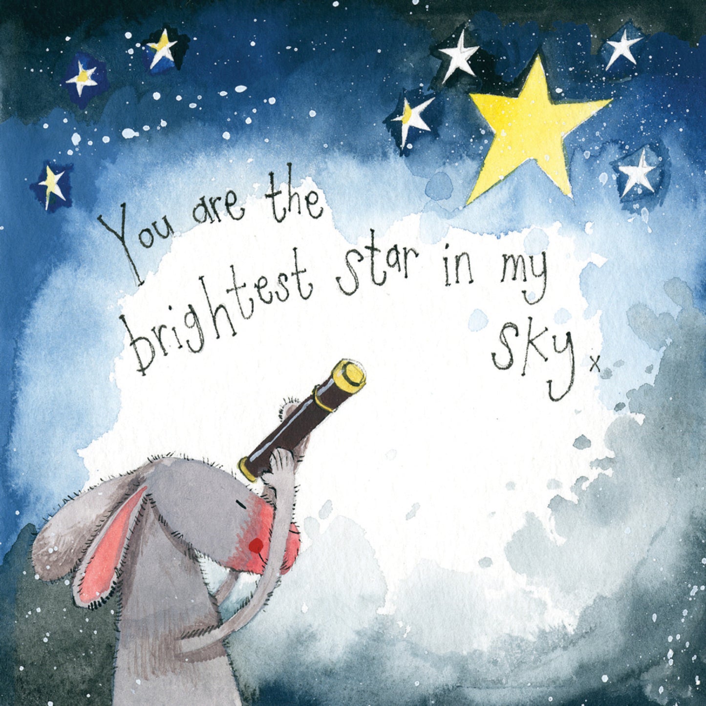 Brightest Star Greeting Card