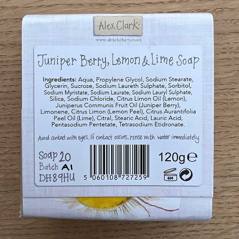 Fresh as a Daisy - Juniper Berry, Lemon & Lime Soap