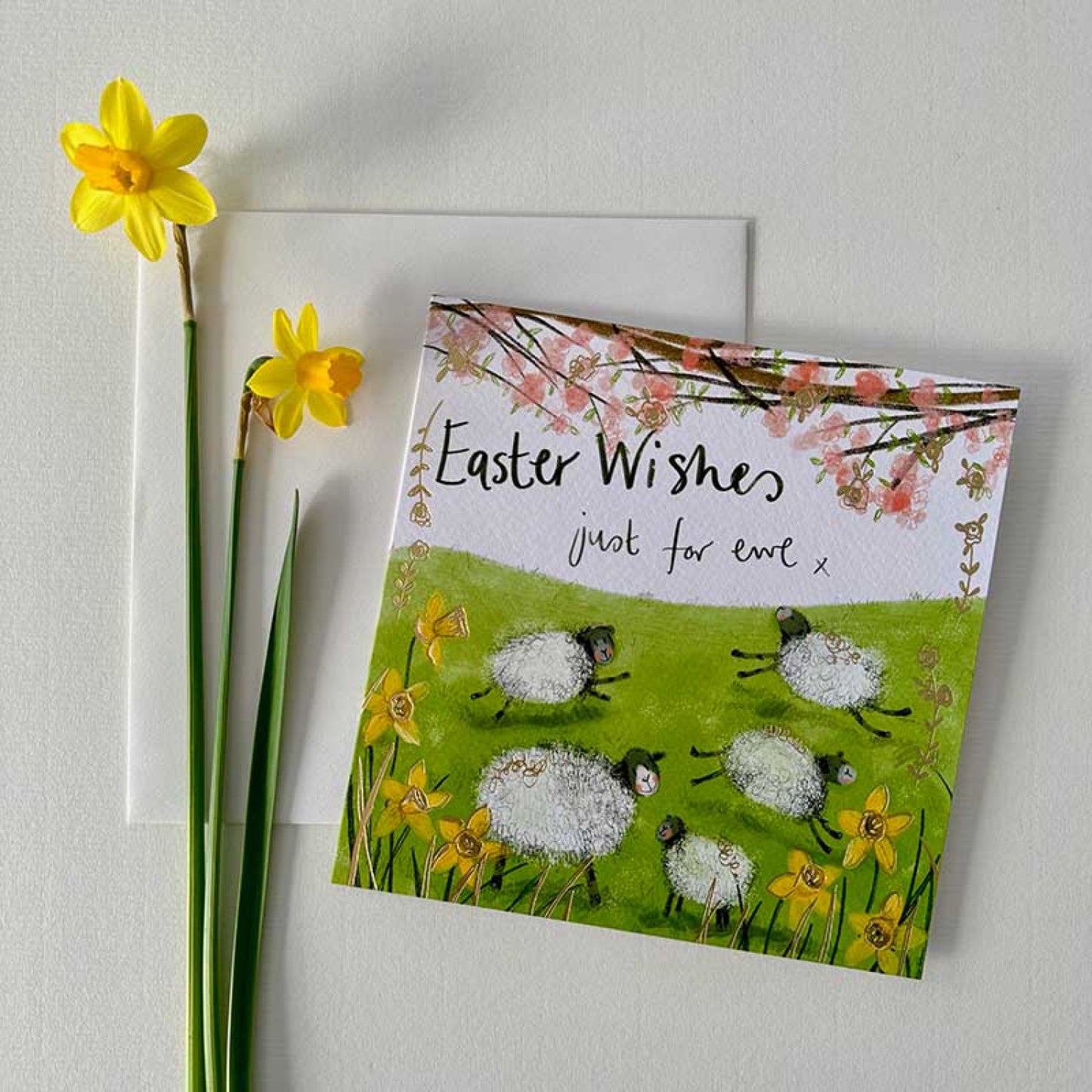 Easter Flock Greeting Card