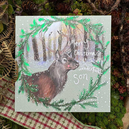Wonderful Son Christmas Card
