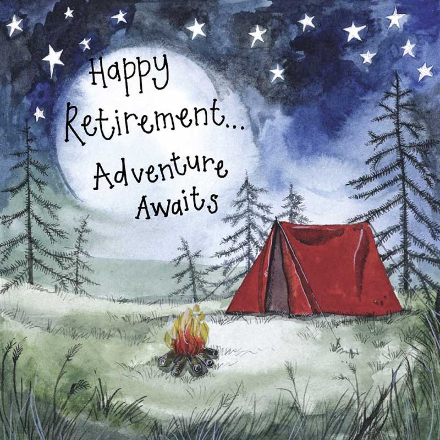 Retirement Tent Greeting Card