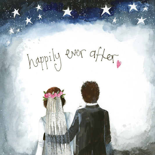 Starlight Wedding Card