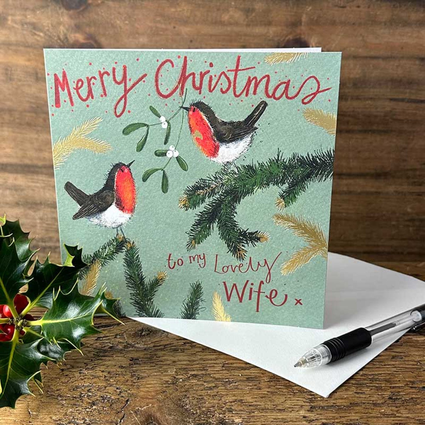 Merry Christmas Wife Christmas Card