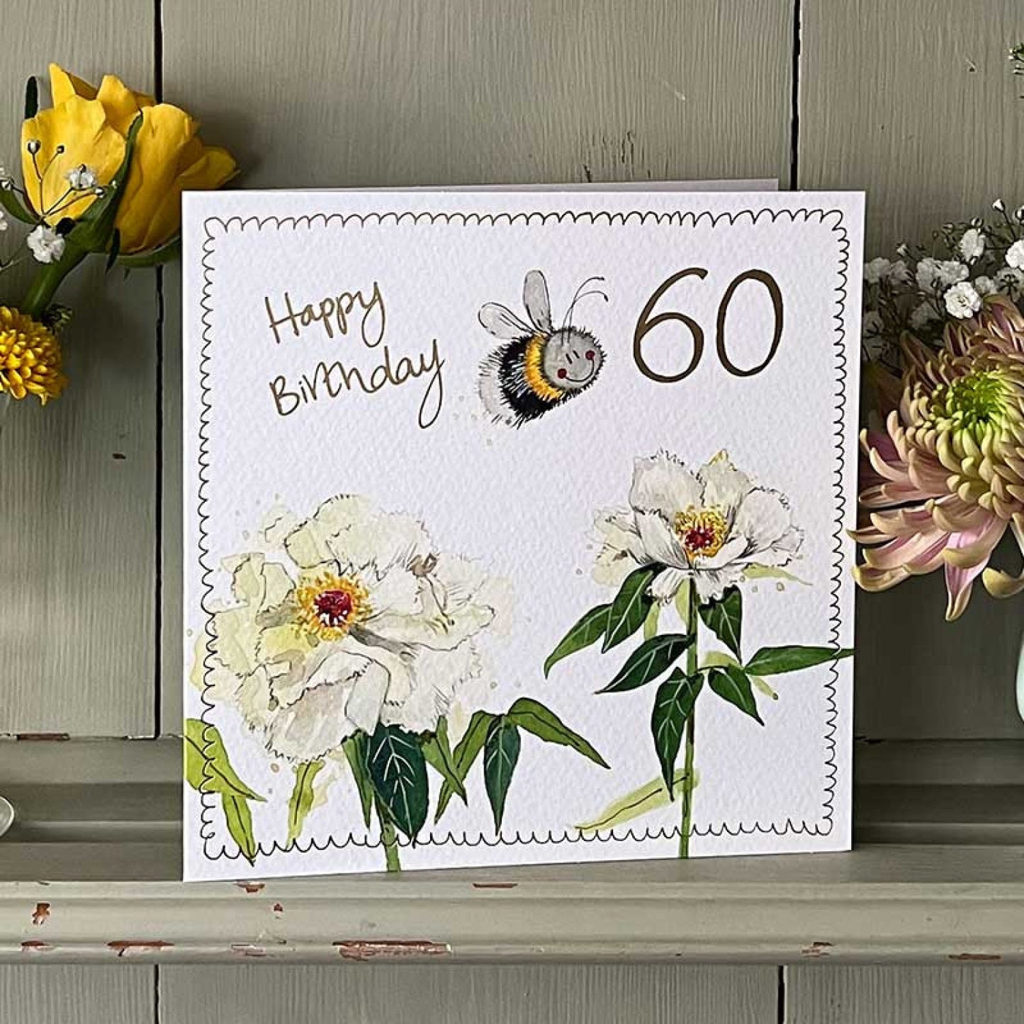 Birthday Card Bee 60