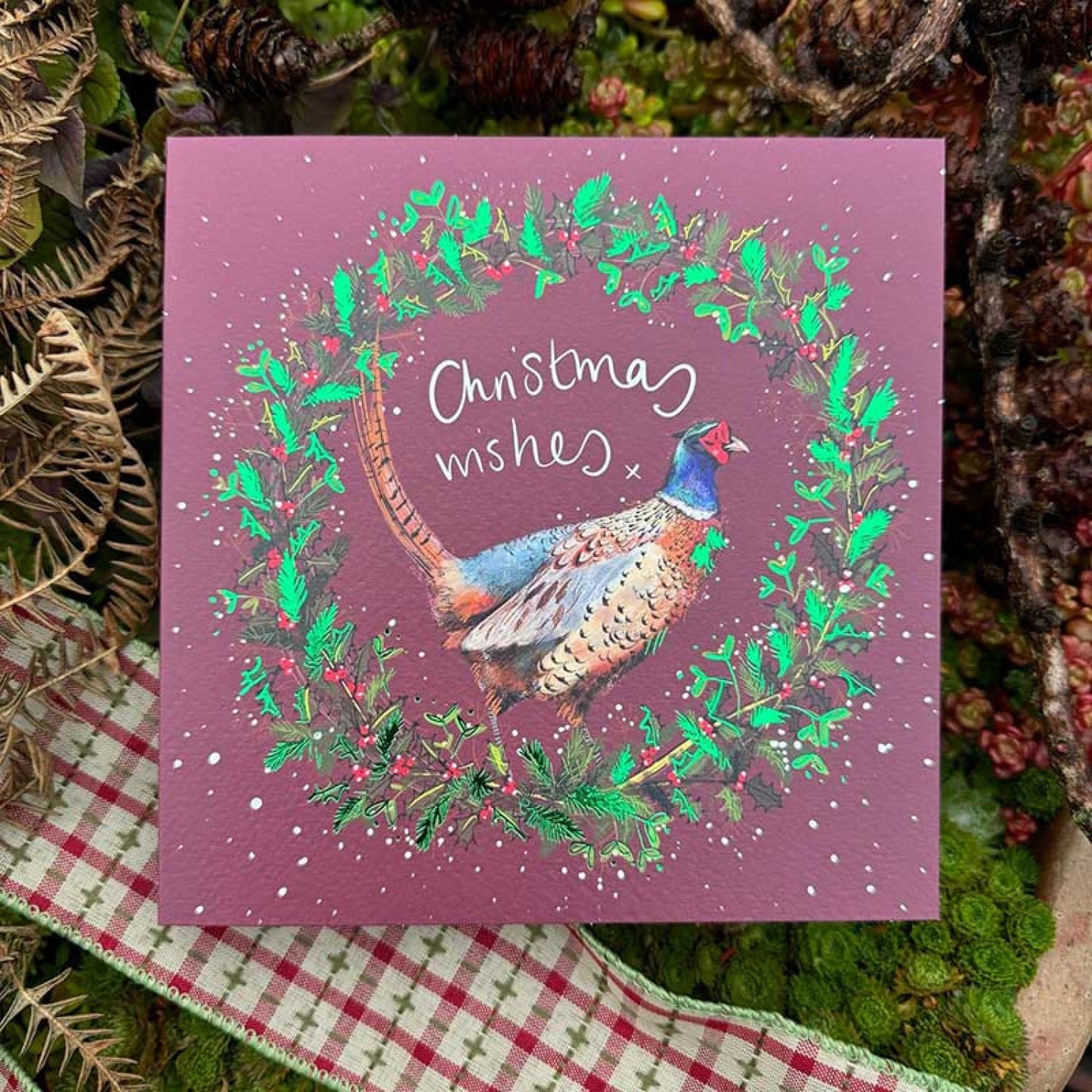 Pheasant Christmas Card