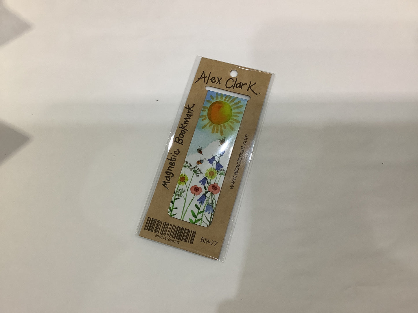 Sun and Flowers Magnetic Bookmark