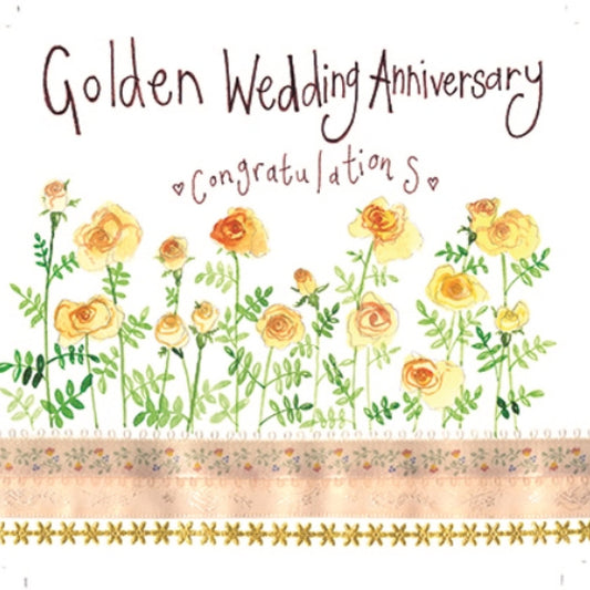 Golden Wedding Anniversary Card