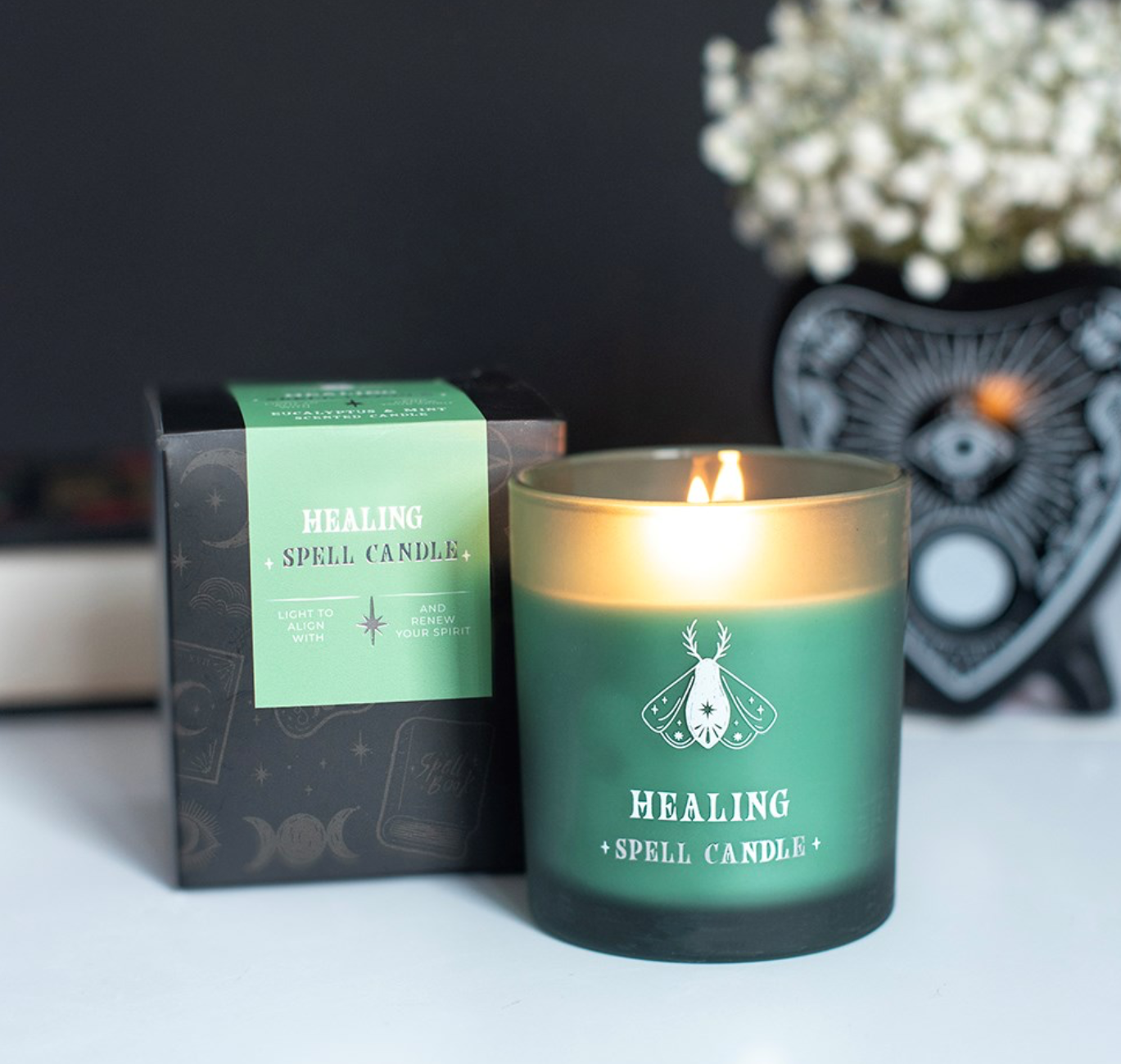 Healing Candle - eucalyptus and mint