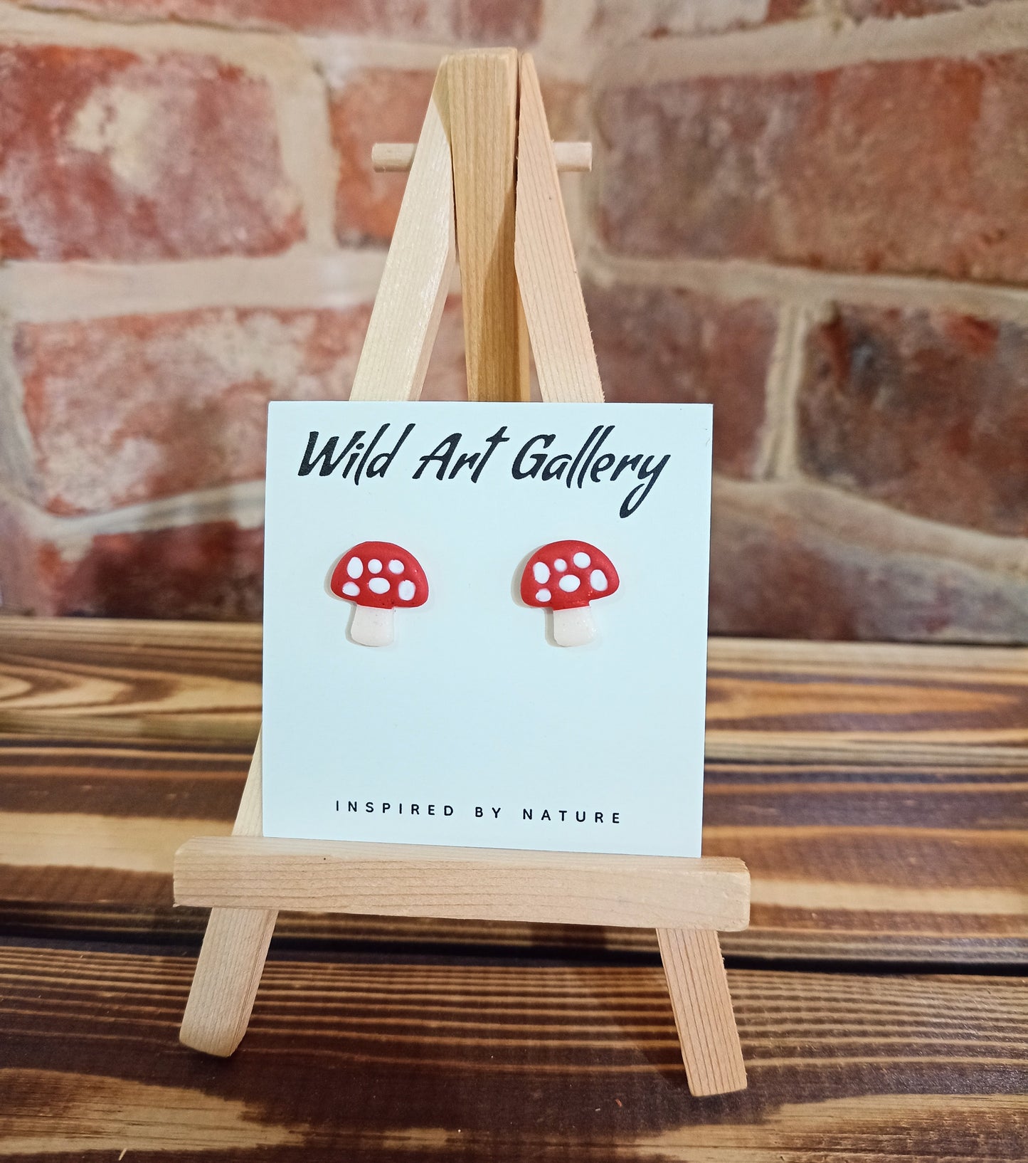 Mushroom Earring Studs