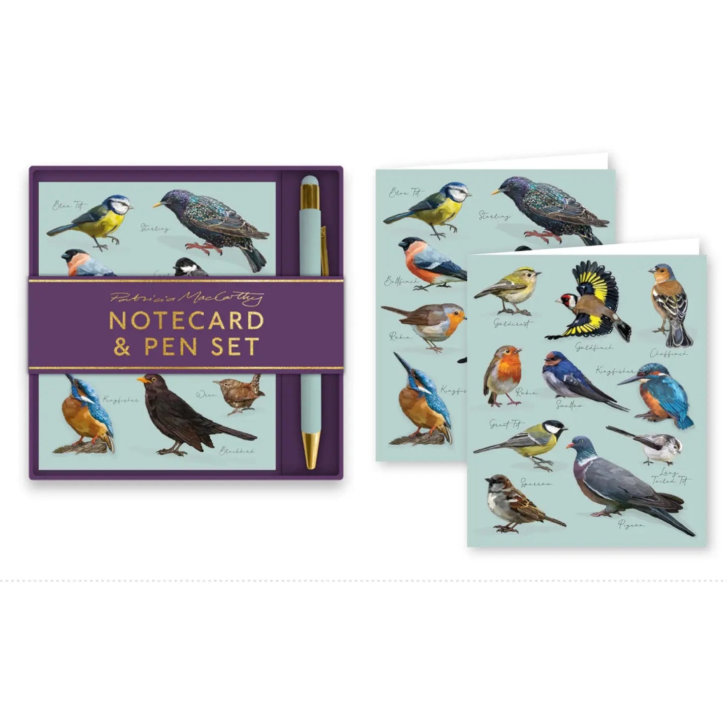 Notecard and Pen Set - Birds
