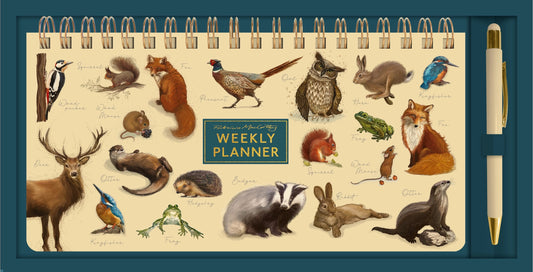 Weekly Planner and Pen Set - Wildlife