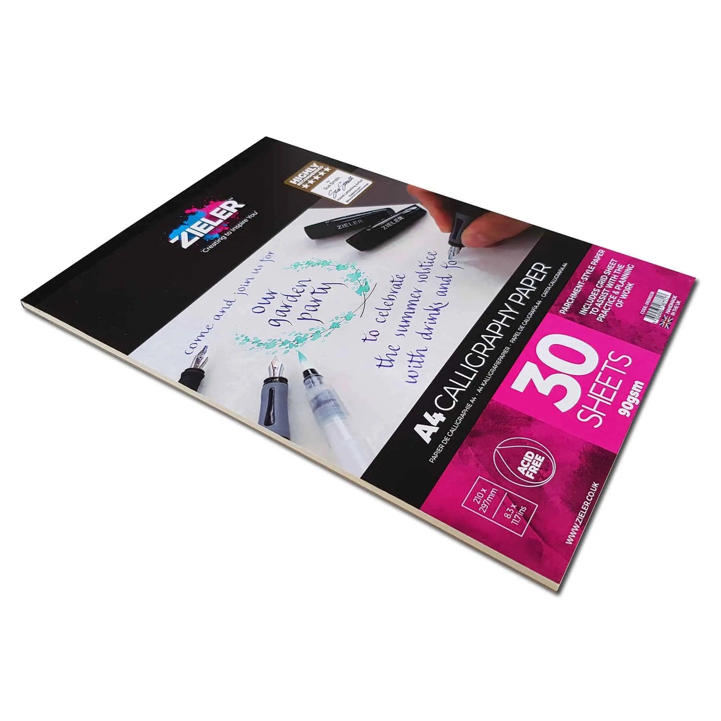 Zieler A4 Calligraphy Paper – 90gsm 30 Sheets