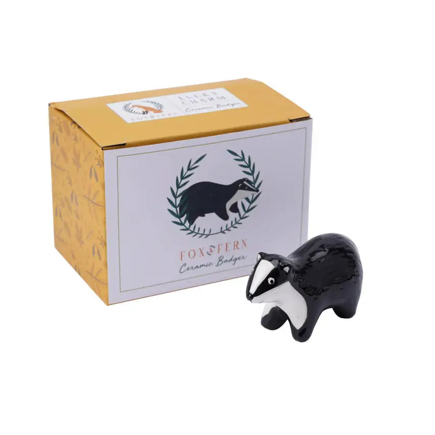 Ceramic Lucky Charm Badger
