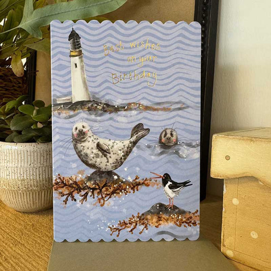On The Rocks Birthday Card