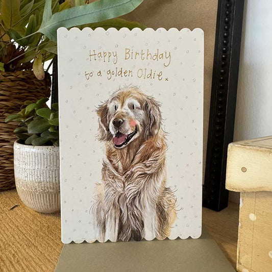 Golden Oldie Birthday Card