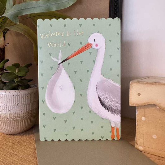 Baby Stork Card