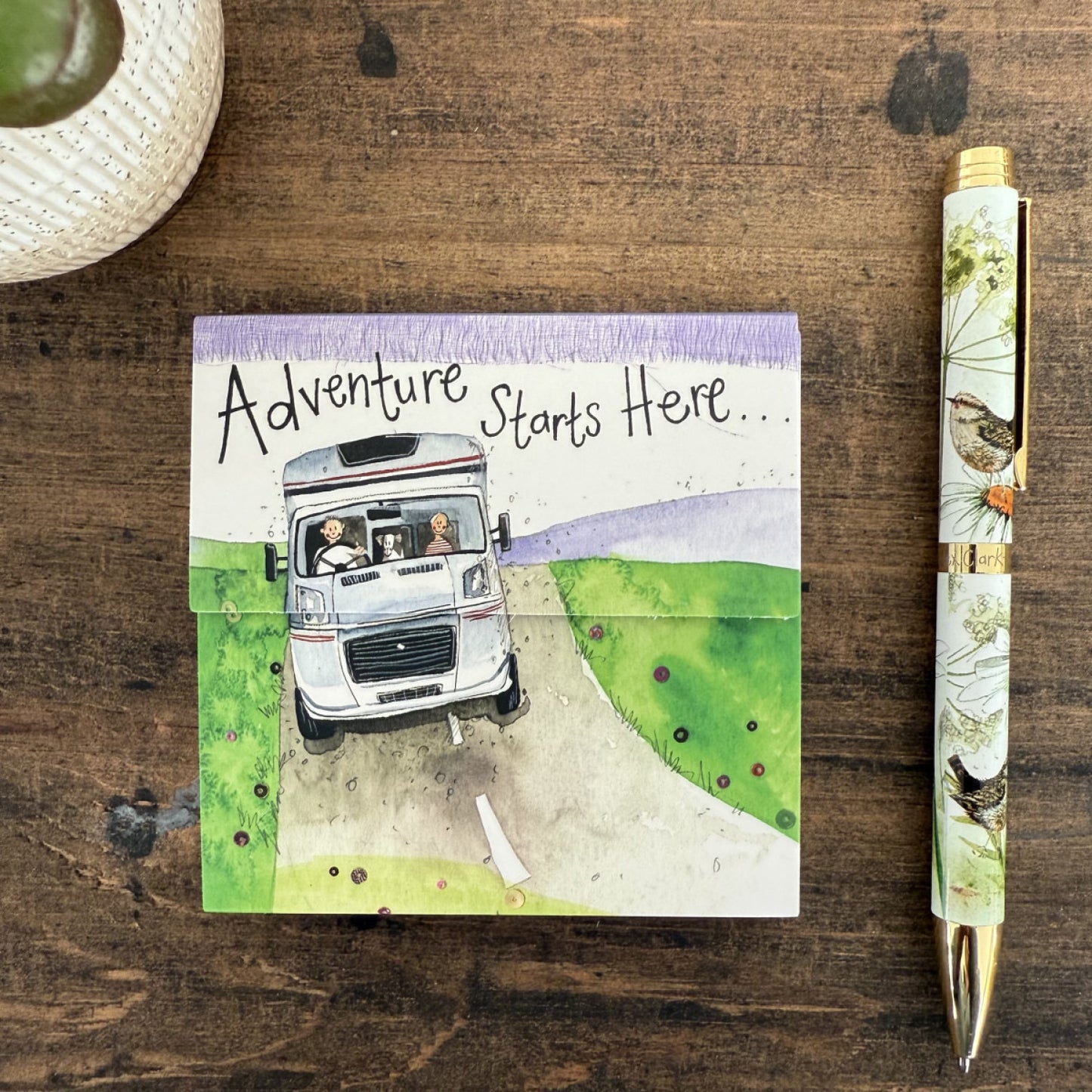 Adventure Starts Here Mini Magnetic Notepad