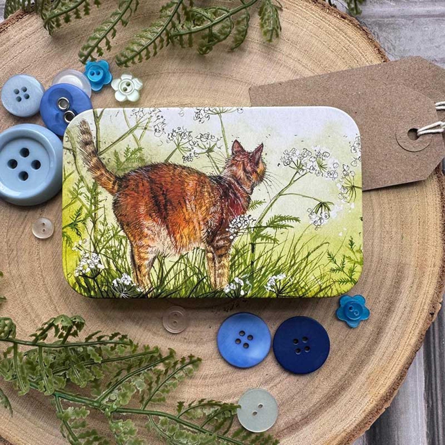 Cat Small Tin