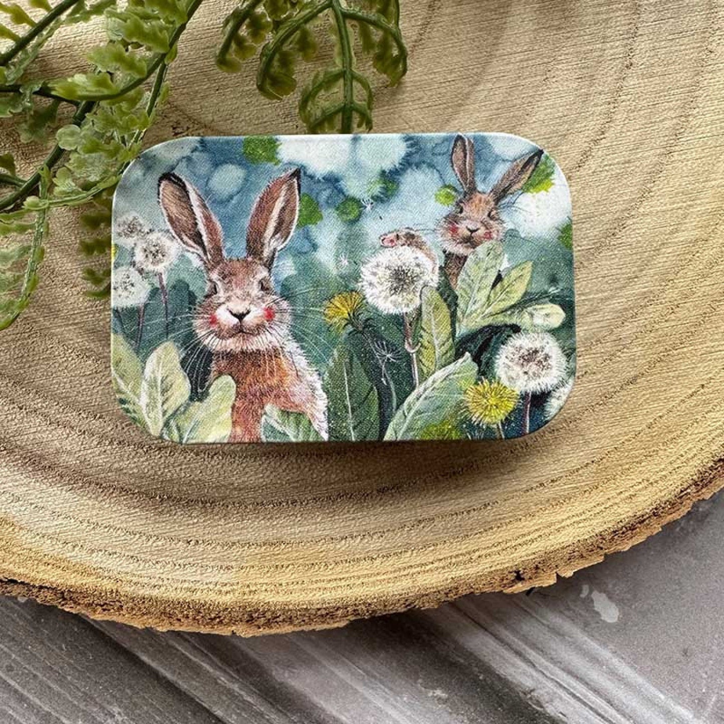 Little Rabbits Sliding Tin
