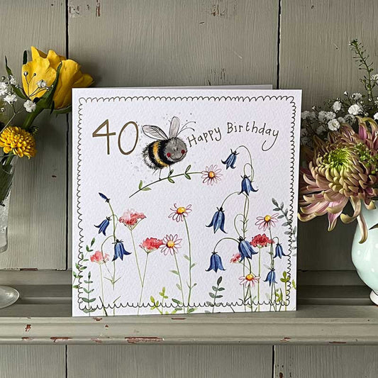 Birthday Card Bee 40