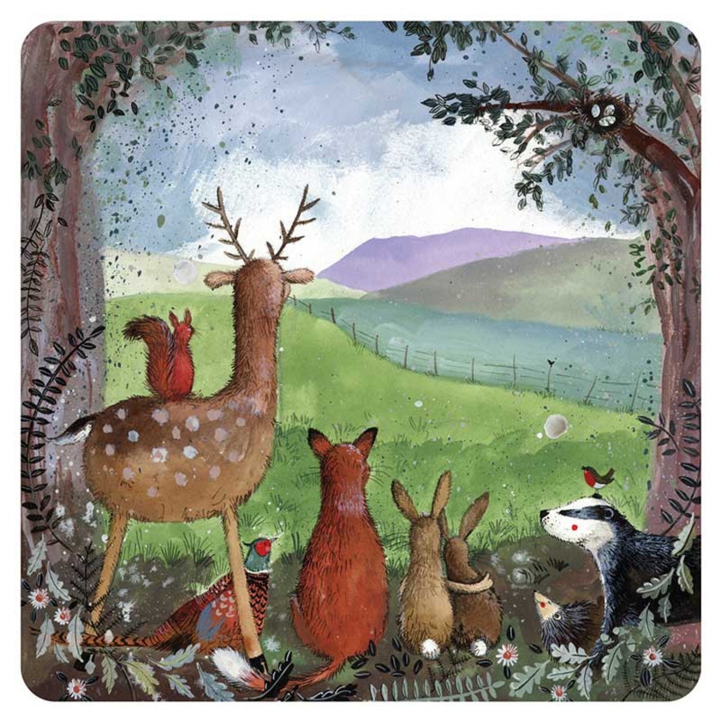 Forest Friends Coaster
