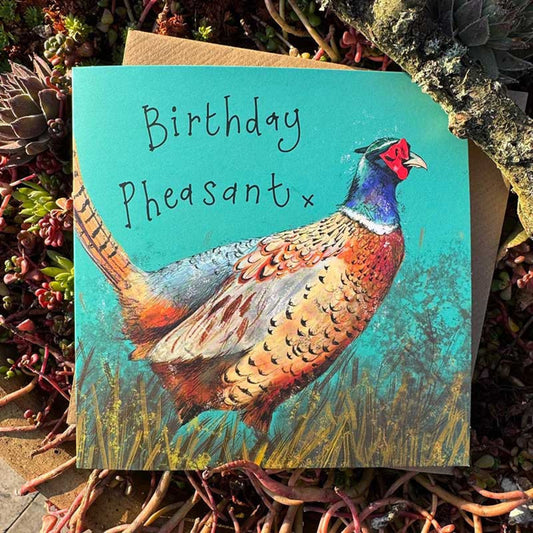Pheasant Birthday Card