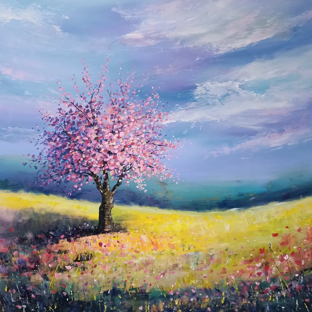 Spring Blossom - 30x30”