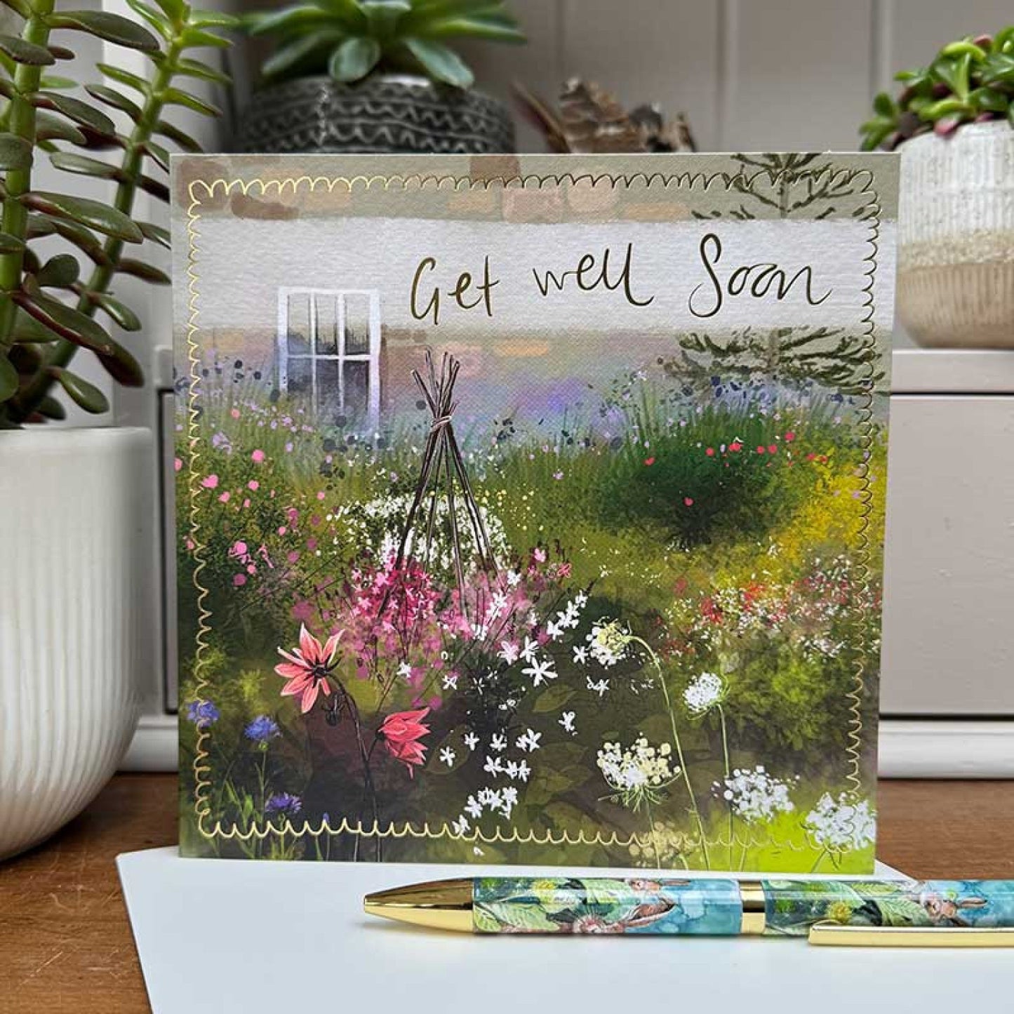 Get Well Soon Garden Card