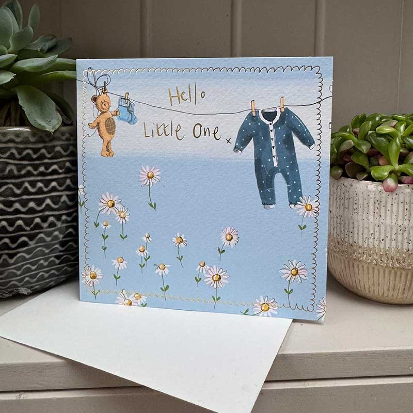 Hello Little One New Baby Card