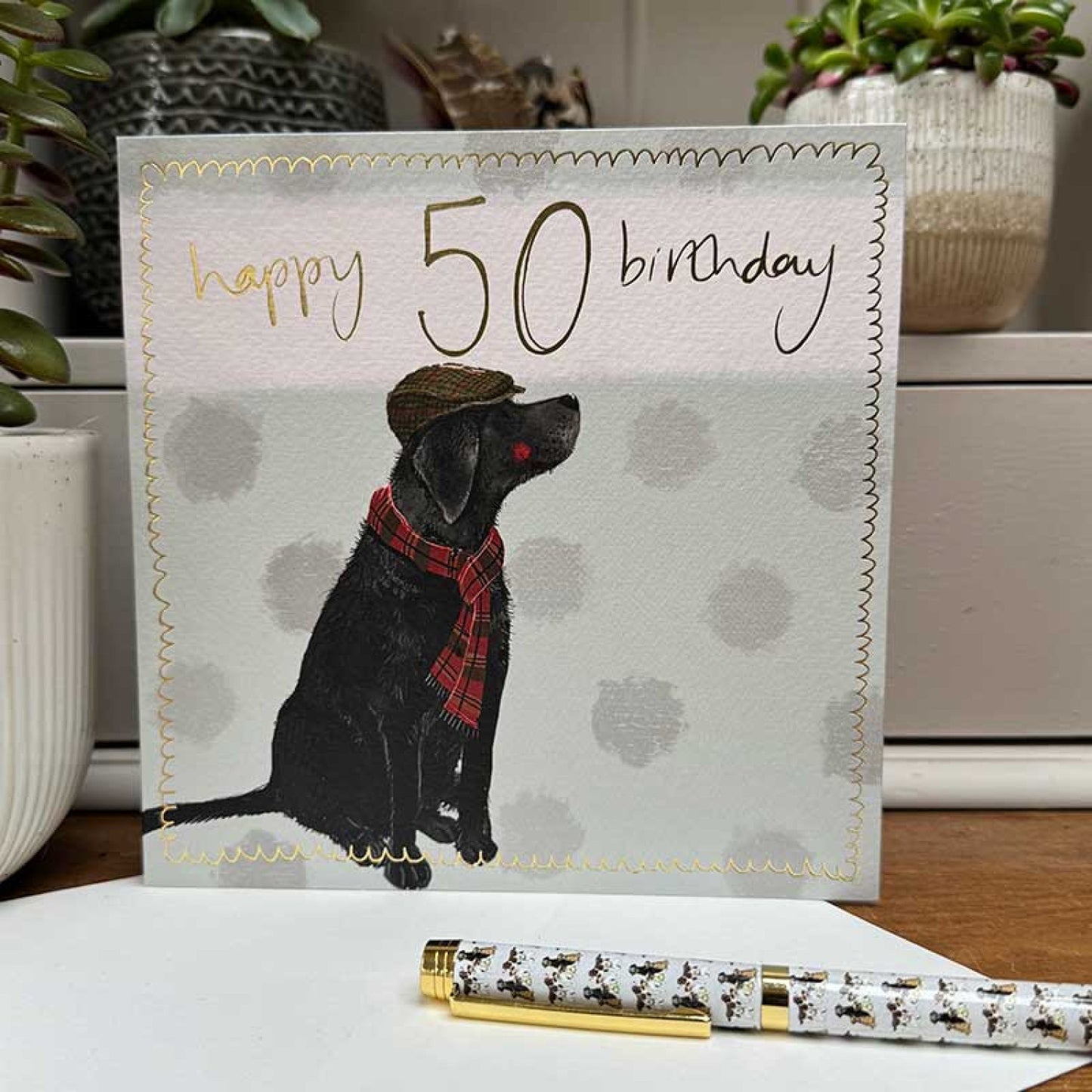 50th Dog Birthday Card