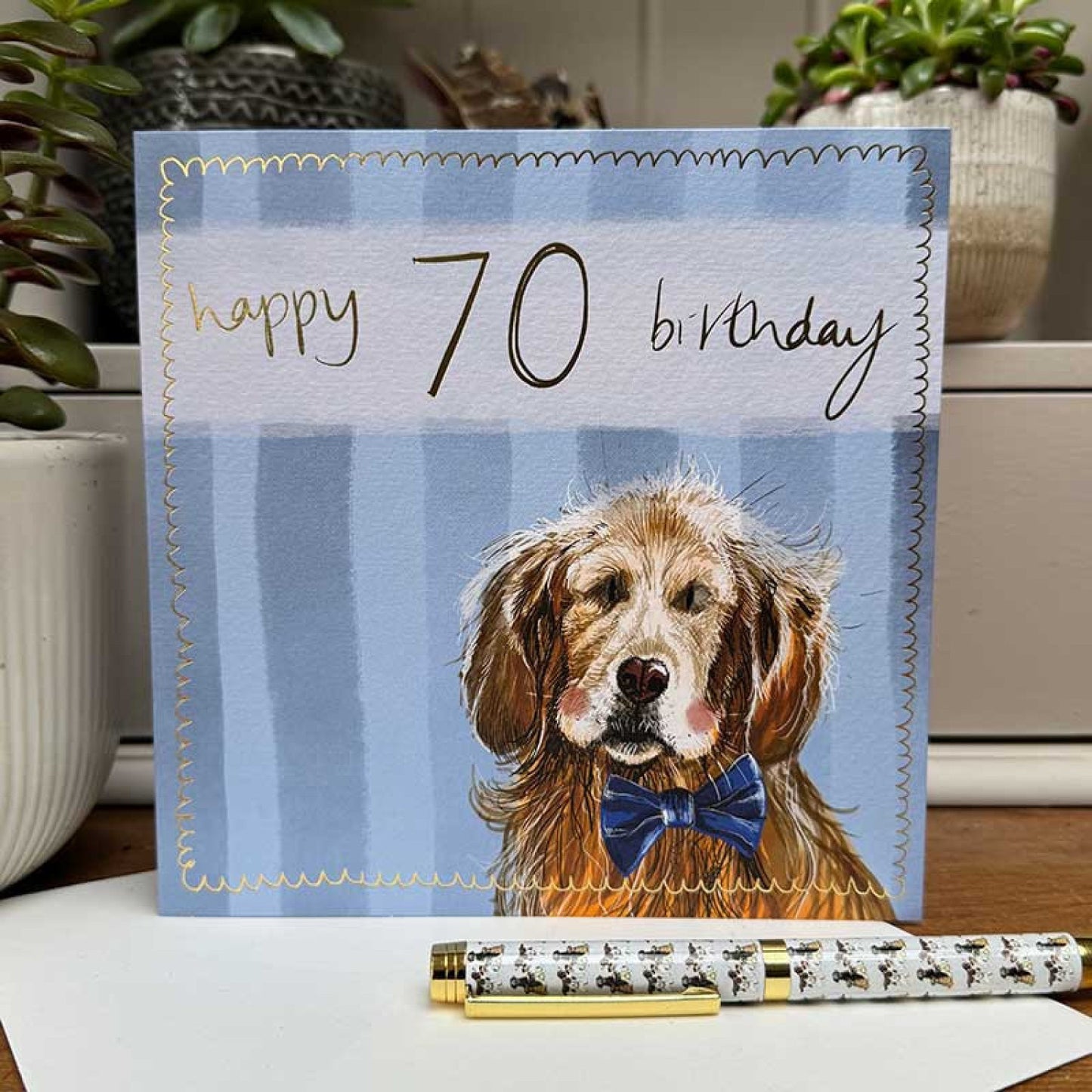 Happy 70th Birthday Card