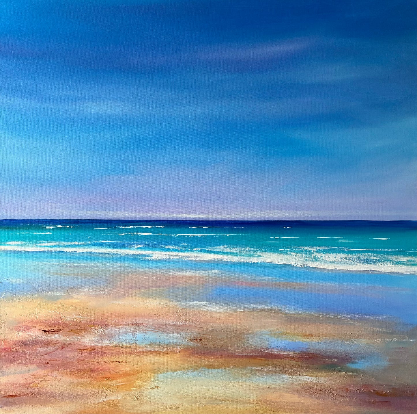 Beach - Large Canvas Painting