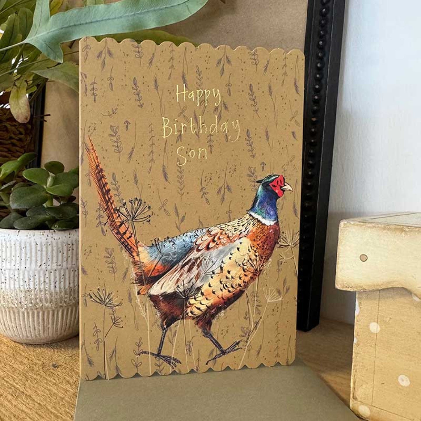 Birthday Son Pheasant Card