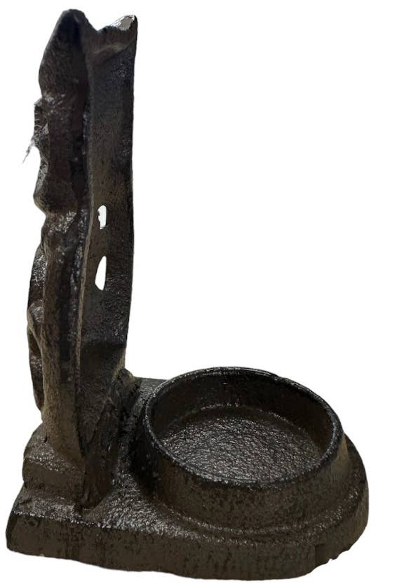 Owl T-Light Holder, 10.8cm Cast Iron
