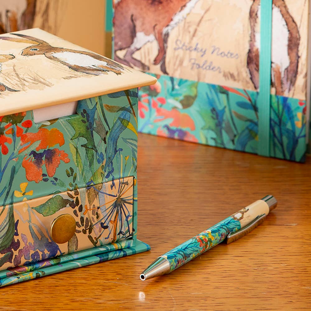 Gift Pen Set - Kissing Hares