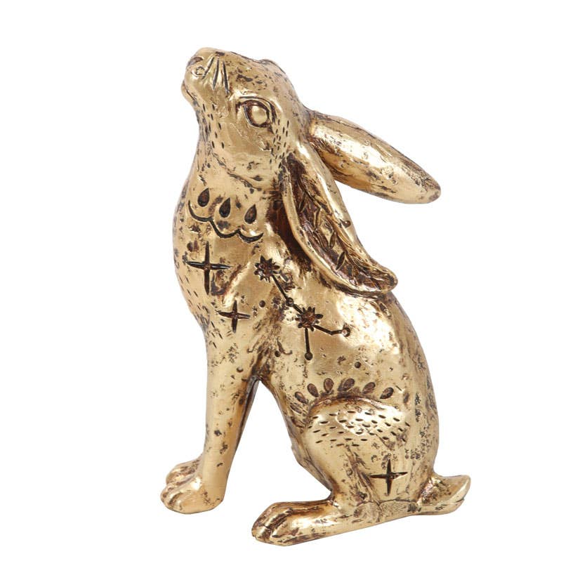 13cm Mystical Midnight Hare Decorative Figurine