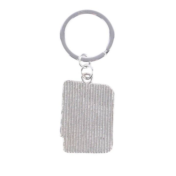 Black Spell Book Keyring
