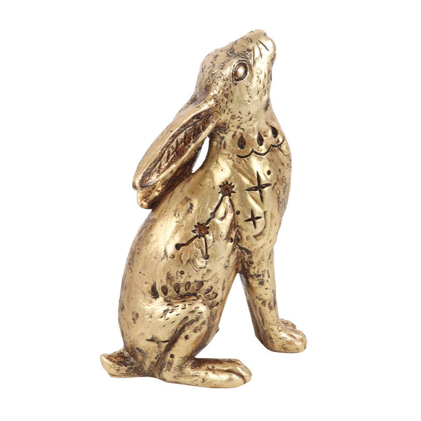 13cm Mystical Midnight Hare Decorative Figurine
