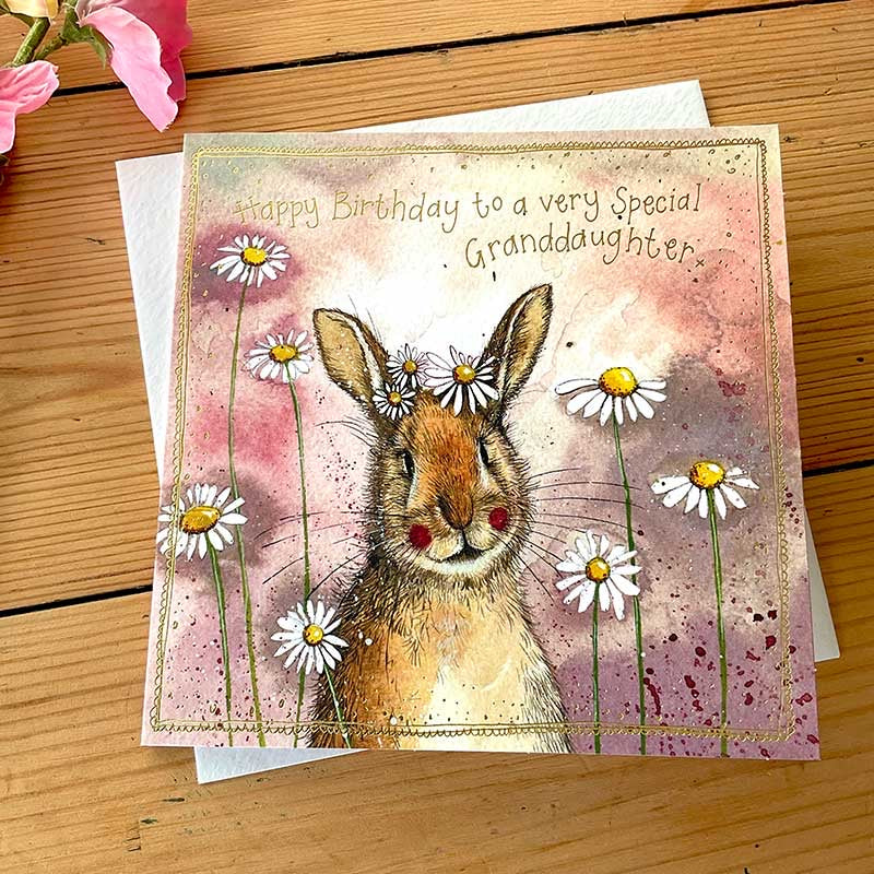 Granddaughter Birthday Greeting Card