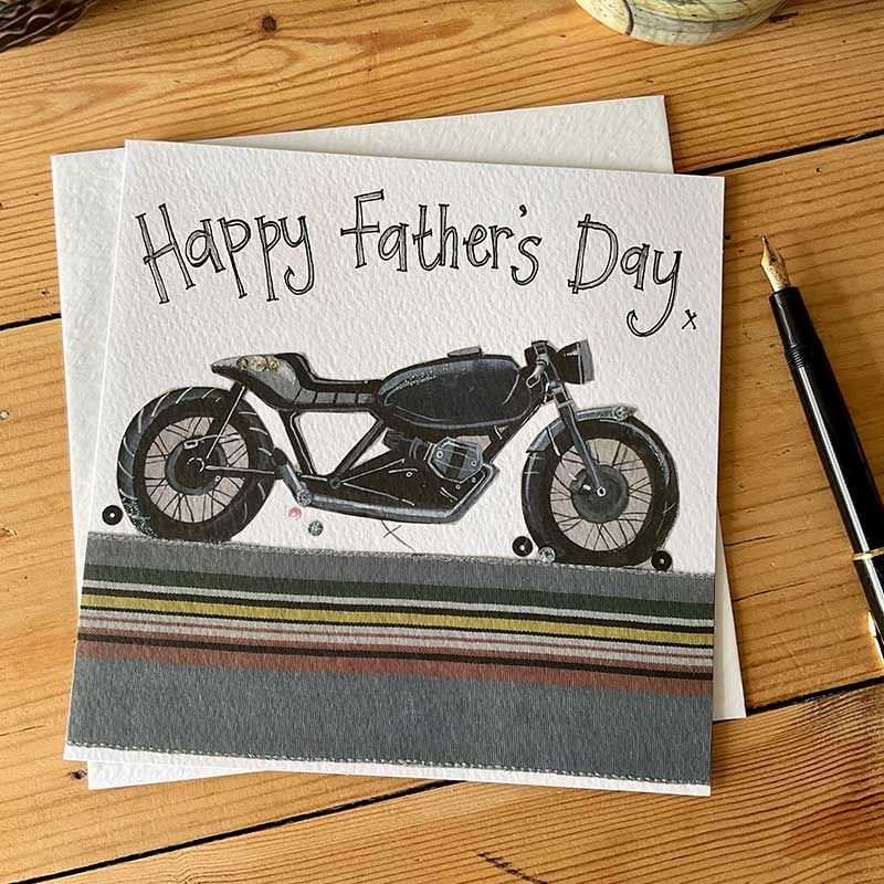 Fathers Day Motorbike Card